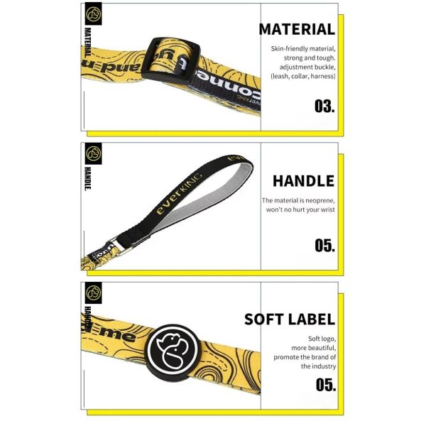 Stylish Dog Collar And Leash Set Custom Pet Collars Fashionable With Skin Friendly Material