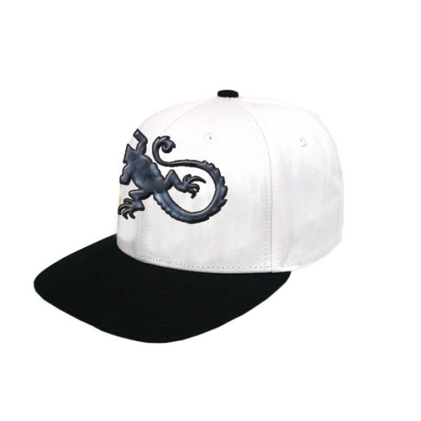 Bordado plano del paño de los sombreros del Snapback del borde del diseño creativo en los paneles