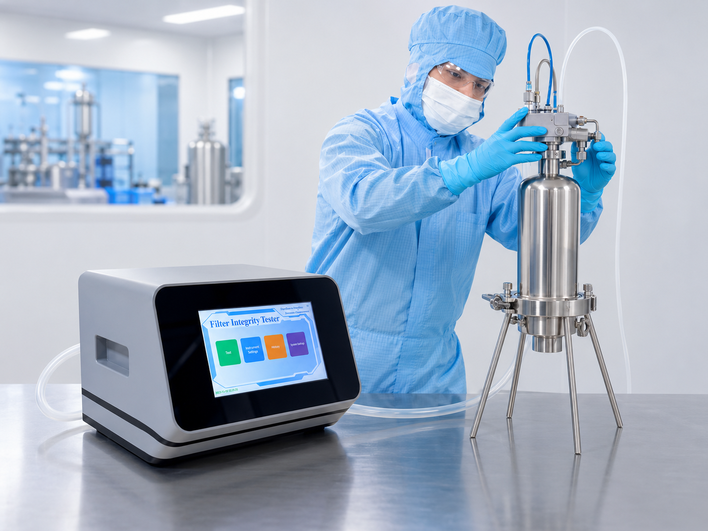 Zetron FIT-600 Filter Integrity Tester Confident filterintegrity testing forcritical processes