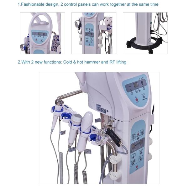 Ультразвуковая глубокая очищая многофункциональная машина заботы кожи высокочастотная