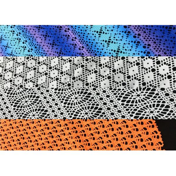 Twinkle Print Nylon Lining Fabric , Weaving Knit Dark Blue Nylon Fabric