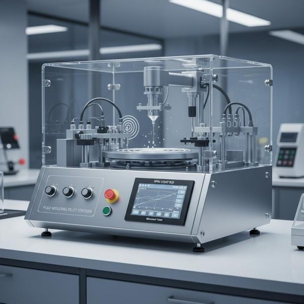 Pulp Molding Single-Station Pilot Spin Coating Precise R&D Machine