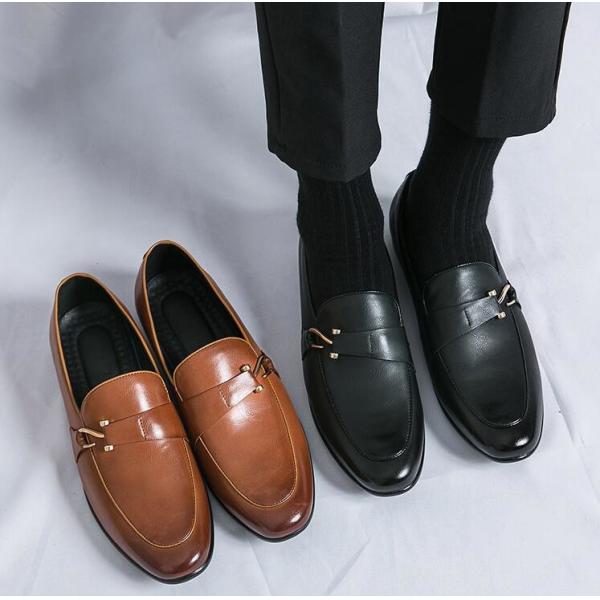 Leisure Loafers Men Business Formal Leather Shoes Business Leather Shoes