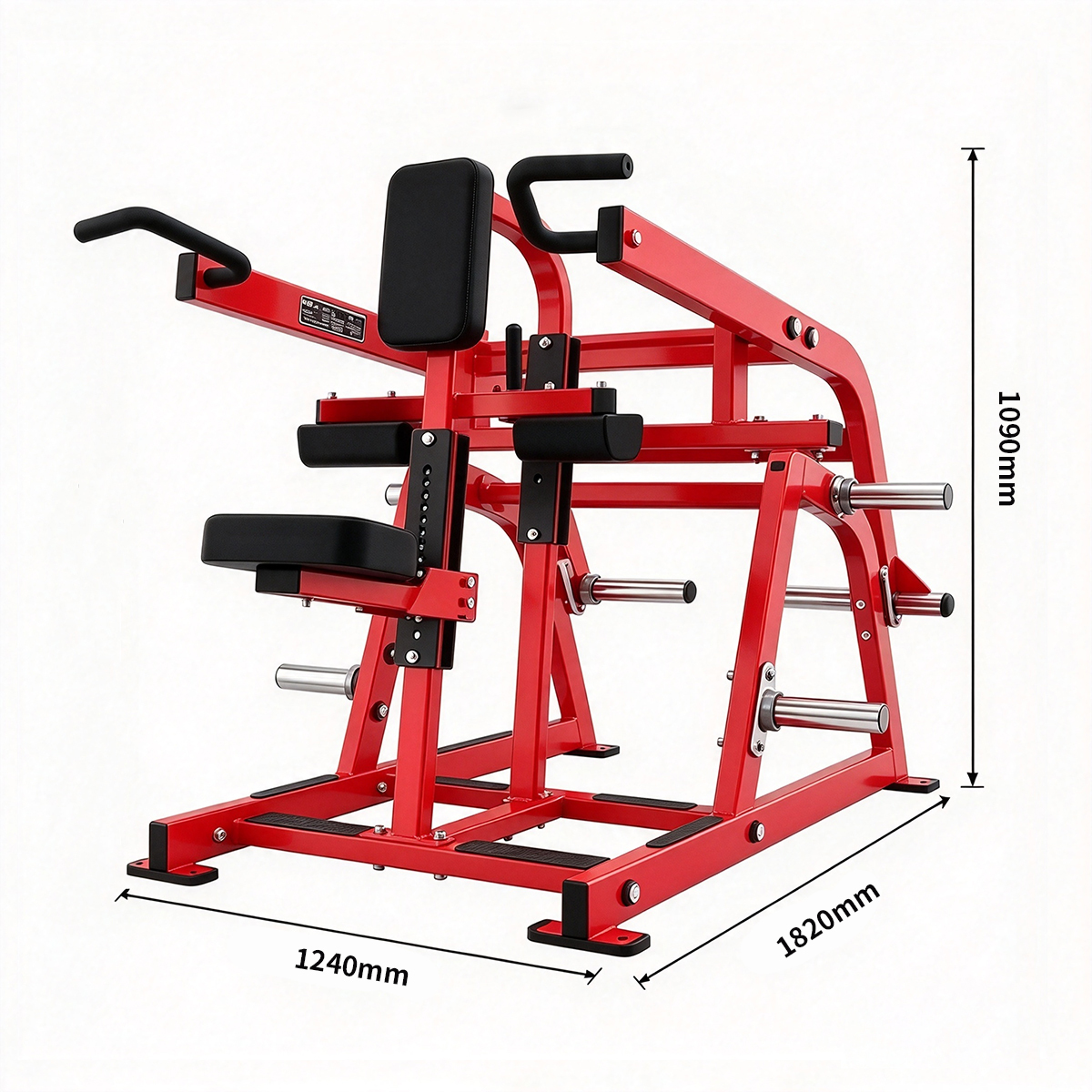 Seated Dip Machine Plate Loaded Steel Triceps Training Equipment for Commercial Gym Workouts