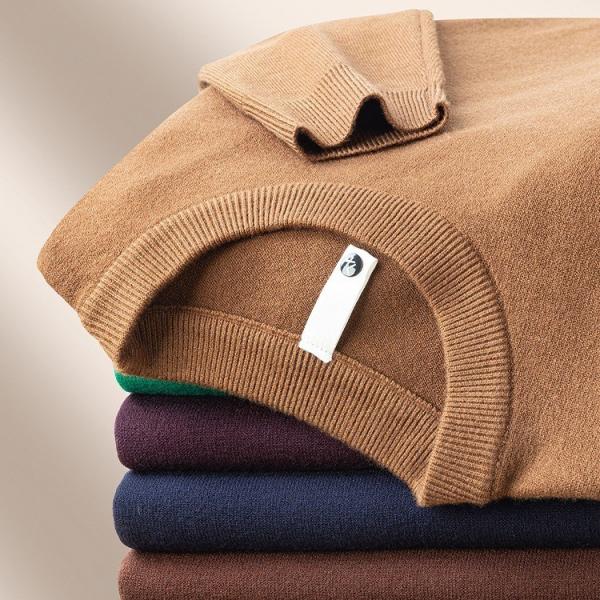 Men's Merino Wool Knitwear Stylish Lyocell Jumper Custom Solid Pullover Cashmere Cardigan