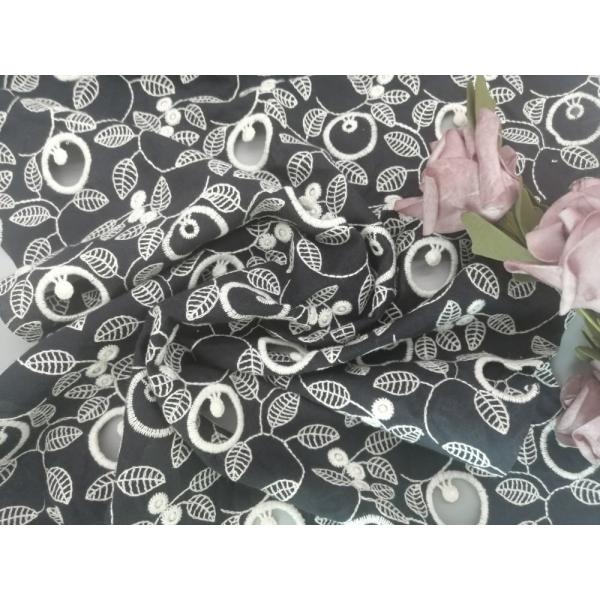 Маркизет 100% хлопок вышил ткани 2 отверстии - шнурок тона