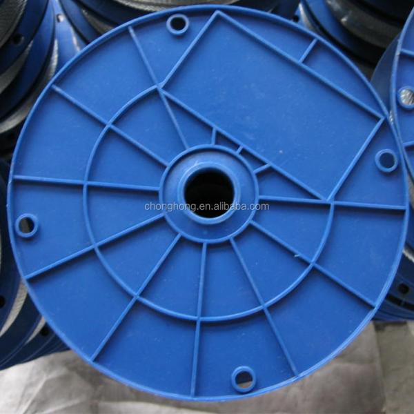 500 pieds câble d'avion galvanisé 500 pieds bobines en plastique pour l' acier à chaîne froide OEM