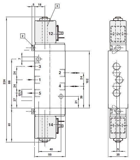 Electromagnetic Actuated 1/4