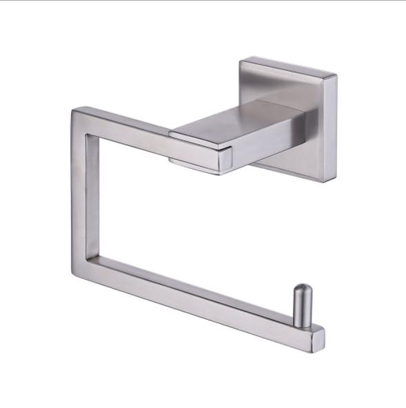 Stainless Steel Towel Ring Rack Tissue Paper Holder  Wall Mounted  Bathroom Accessories Set