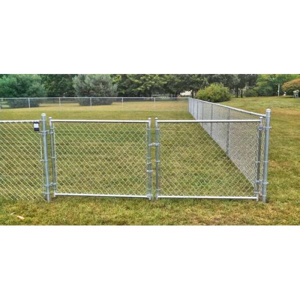 1.2 oz/ft2 (366 g/m2) chain link fence 	vinyl coated chain link fence