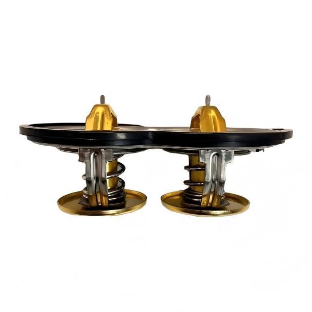 Dual Valve Engine Thermostat 725510 1849060 1800909 Maintain Balanced Temperature Under Heavy Load Operation
