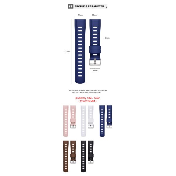 SHX AquaPuls Silicone Watch Strap