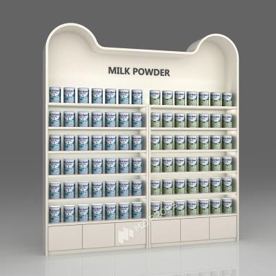 Baby Store Interior Design Silk Screen Logo Display Racks Iron Powder Coated Display Cabinet Display Racks For Shops