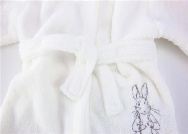Fluffy Newborn Baby Bath Robes Towel Robe With Hood Super Absorbent