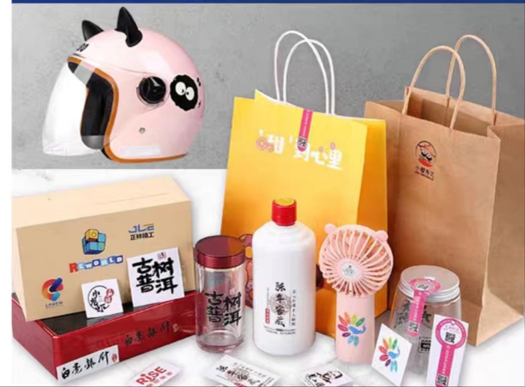 High Productivity UV Sticker Printer with 3 TX800 Print Heads and 30cm UV Roller
