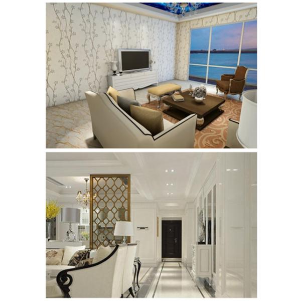 Safety / Healthy SPC Rigid Vinyl Flooring Unilin Lock Waterproof  PVC Resin Stone