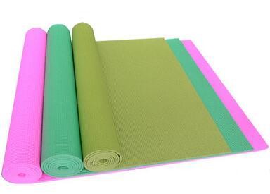 3 - couleur simple épaisse d'anti glissement de tapis de yoga de forme physique
