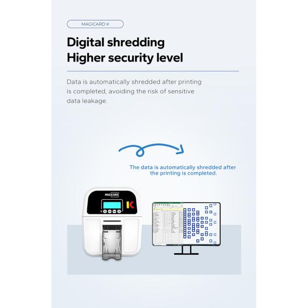 Бренд Гарантийный принтер Карты Идентификации Карта Печатная машина 4,75 кг / 10,47 фунтов Вес