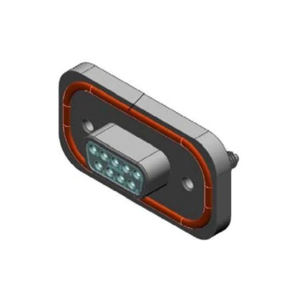 MDB-E09SA-700 D Sub Standard Connectors , 9 Position Receptacle Female Socket