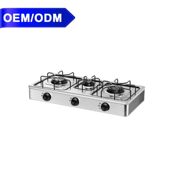 Stainless Steel Gas Stove Wholesale with Easy to Clean Surface and Durable Materials Suitable for High Volume Cooking Environments