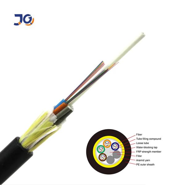 Factory Price ADSS Span 100M Fiber Optic Cable 48 Core G652D Optical Fiber Cable