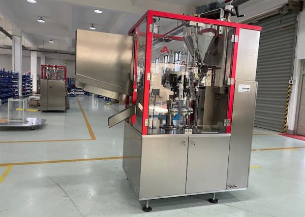 Rotary 1.5kw Tube Filling Machine 2424×1000×2020mm For Creams Paste