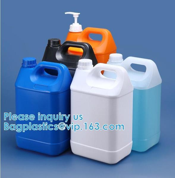 250ml 500ml 1000ml do HDPE plástico do recipiente de armazenamento do ANIMAL DE ESTIMAÇÃO de um galão de 1 litro garrafa química dos jarros do estilo do uso F