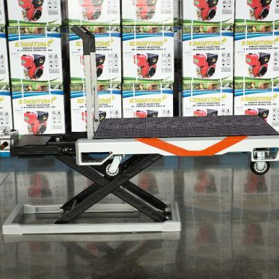 220V Voltage Steel Hydraulic Lifting Transfer Cart Heavy Load Capacity for Safe Material Transfer