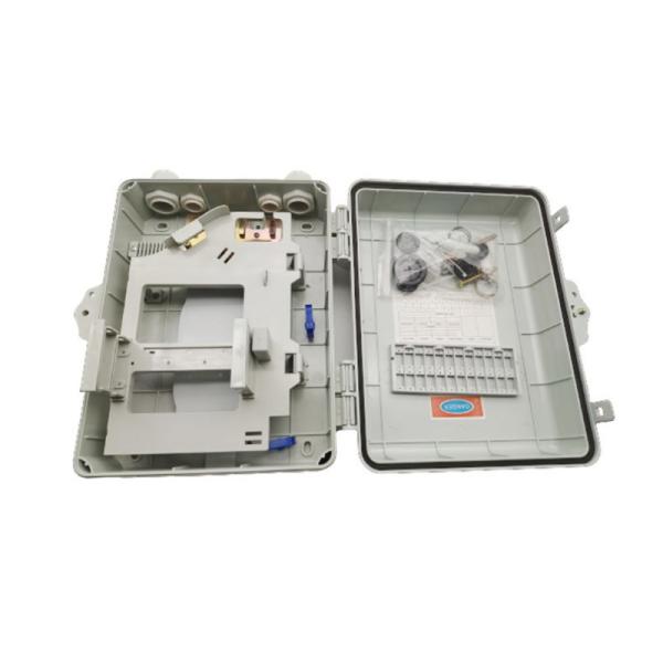 Material PP/PC/ABS 16 núcleos IP55 Caja de distribución de fibra óptica para ODF