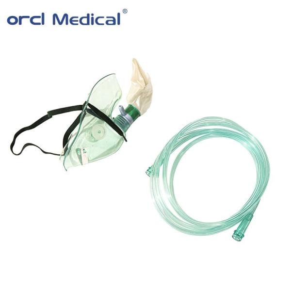 Factory Manufacturers Surgical Non-rebreathing Oxygen Facial Mask/masks With Oxygen Medical Consumables Supply