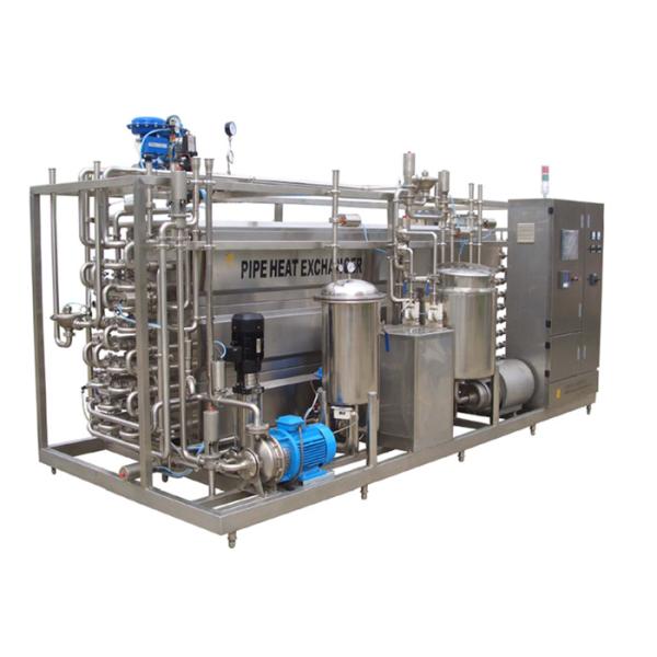 PLC Screen UHT Sterilization Machine / Tubular Sterilization Easy Install