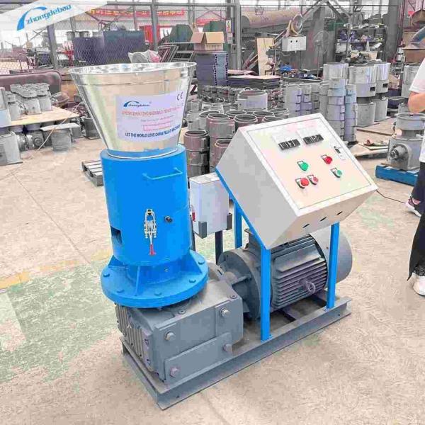 Moving Roller Wood Pellet Mill Machine 250-350 KG/H For Biomass Sawdust Pellet
