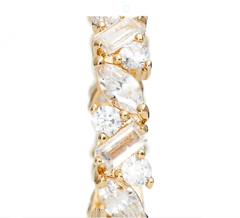 Бразильский кубический цирконий с кольцом вечности идеальный подарок на любой случай.