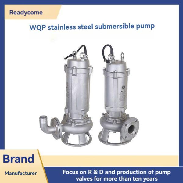 Stainless Steel Non Clog Submersible Pump for Mud Sewage Dirty Water