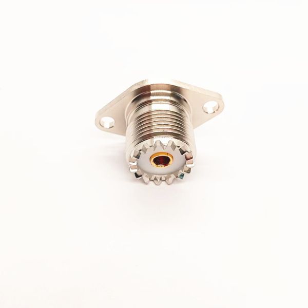 50 Ohm TNC to SMA Adapter Nickel Plated Brass with Low VSWR ≤1.25 for RF Systems