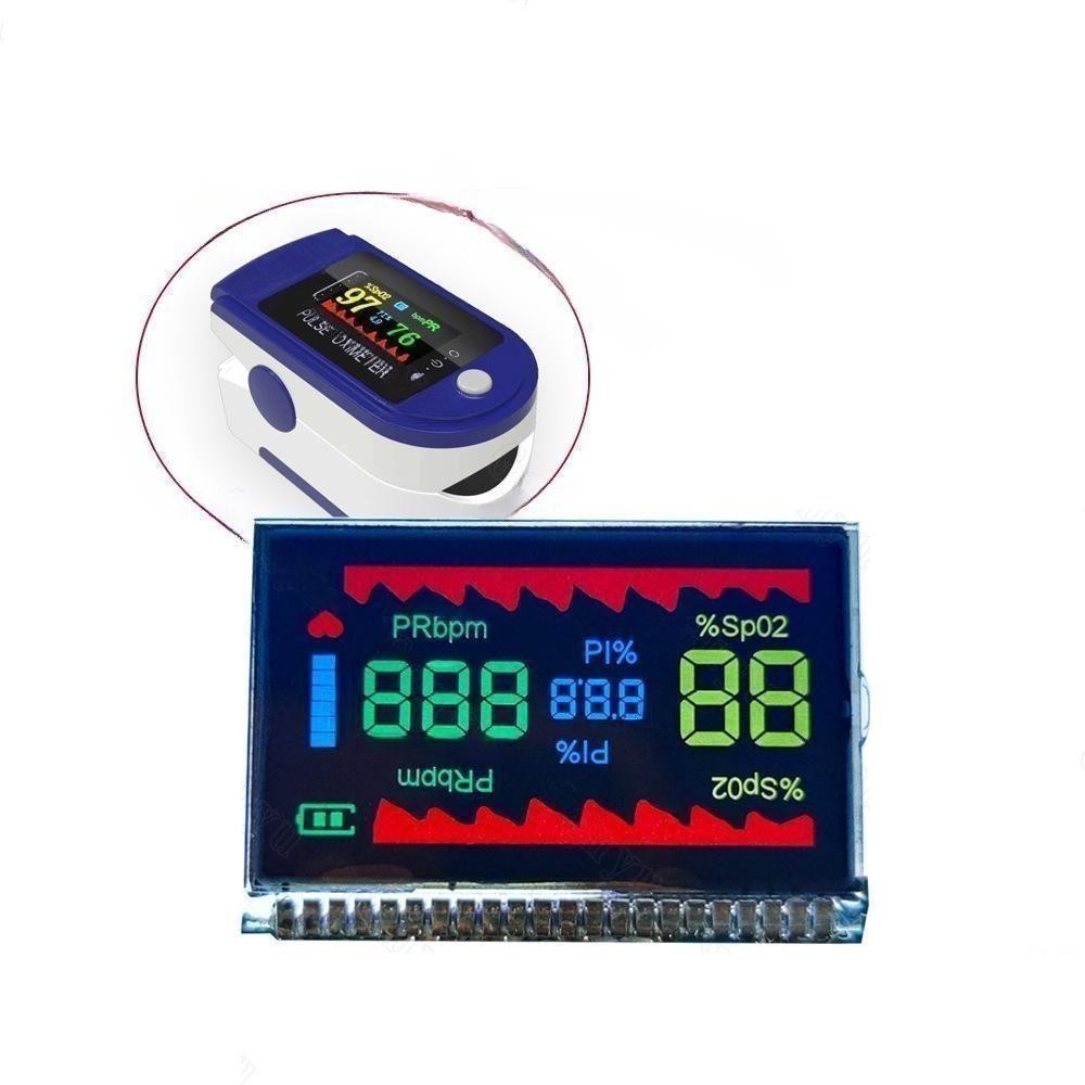 Специально разработанный 0,95 дюймовый сегмент VA LCD дисплейный модуль, 1/4 Duty, 1/3 Bias, подключение к штифту, полный угол обзора