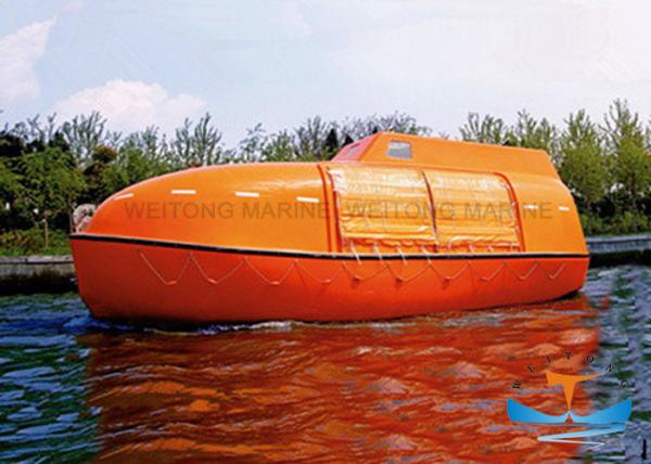 Totally Enclosed Lifeboat Rescue Boat High Durability With Smooth Surface