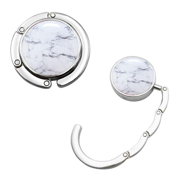 Colgador de bolso colgante personalizado, gancho para bolso plegable, soporte plegable