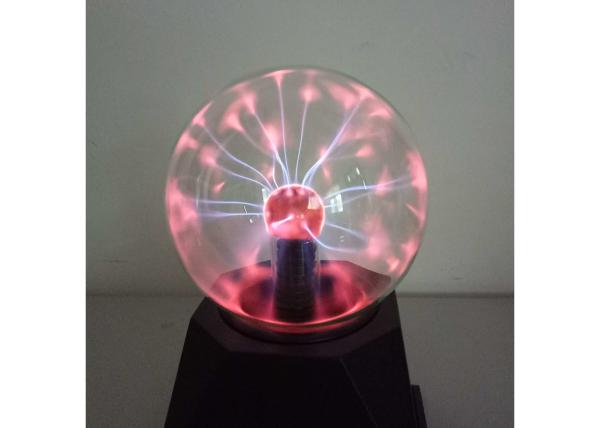 Tabletop Decoration Sound Active 3 Inch Plasma Ball With Battery For Festival Gift