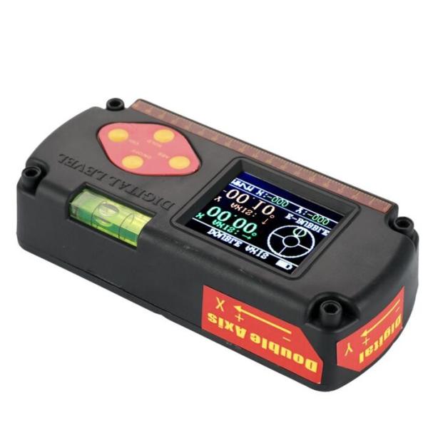 Dual-axis Angle Ruler Digital Level Inclinometer 0.1 Degree Accuracy with USB Cable Built-in Lithium Battery