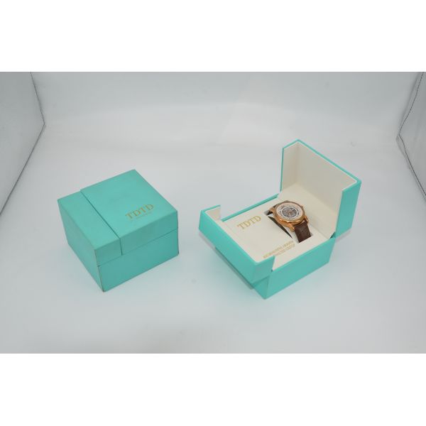 Quantityperpack 10 Watch Packaging Boxes Classic Designstyle 10cm X 10cm X 5cm Protective Packaging Boxes for Timepieces