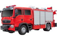Coche de bomberos especial de Sinotruk HOWO con el equipo de rescate