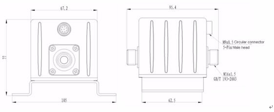 Wear debris sensor baud rate 485 422 2500