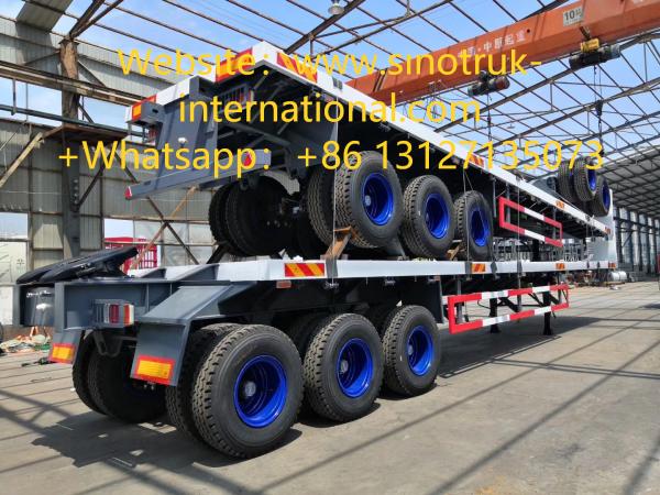 FUWA Axle 3-Axle Flatbed Trailer: Superior Advantages for 40ft Container Transport