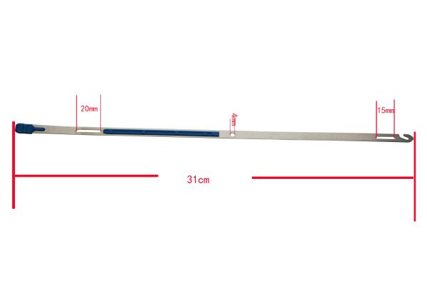 Gancho de aço do tear da máquina de etiquetas 310mm
