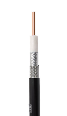 Manufacture RF coaxial cable 10D-FB BC TC PE low loss 50ohm bare copper PE insulation wire for communication