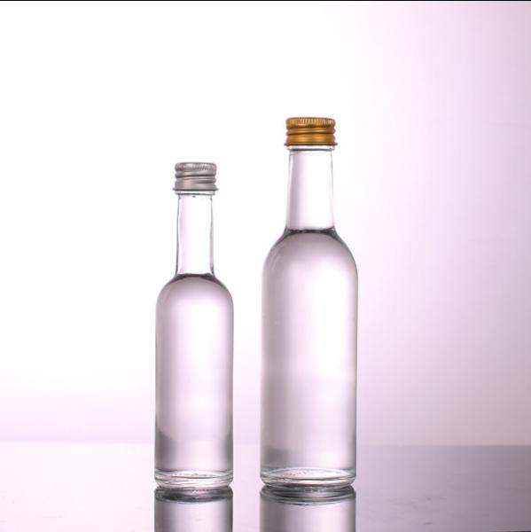 250 ml de garrafa redonda verde escuro de óleo de oliva de cozinha de vidro feita de vidro sem chumbo