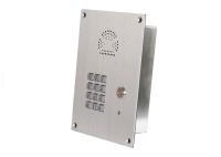 Telefone de Emergência do Elevador em Aço Inoxidável Analógico Mãos-Livres Linha Direta Tipo Emergência