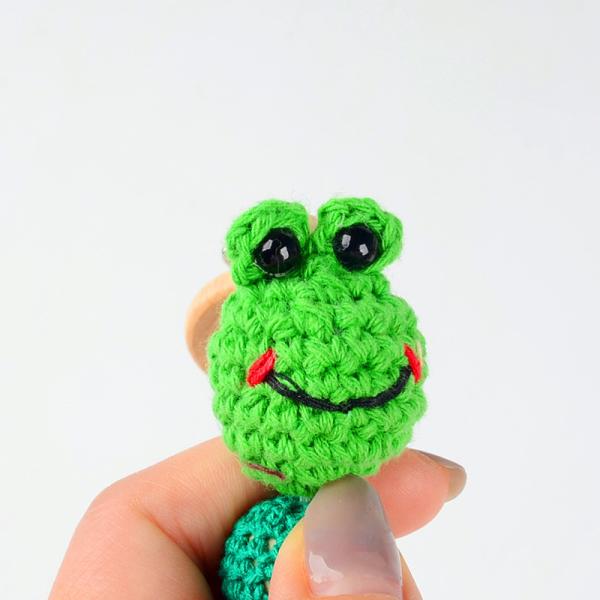 DIY Ornament Baby Molar Teether Accessories Color Crochet Bear Baby Molar Bracelet Stall Toy