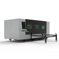 CNC Fully Automatic Side Pull Fiber Laser Cutting Machine For Stainless Steel Carbon Steel Aluminum Of 6000W For Cut Metal